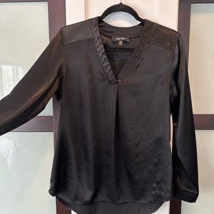 Nine West silky black blouse